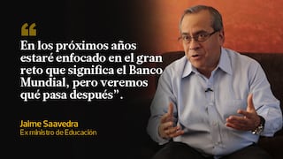 Jaime Saavedra y las frases de su entrevista con El Comercio