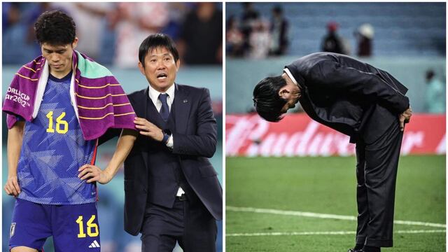 DT de Japón hizo una reverencia ante los hinchas tras la eliminación en el Mundial Qatar 2022