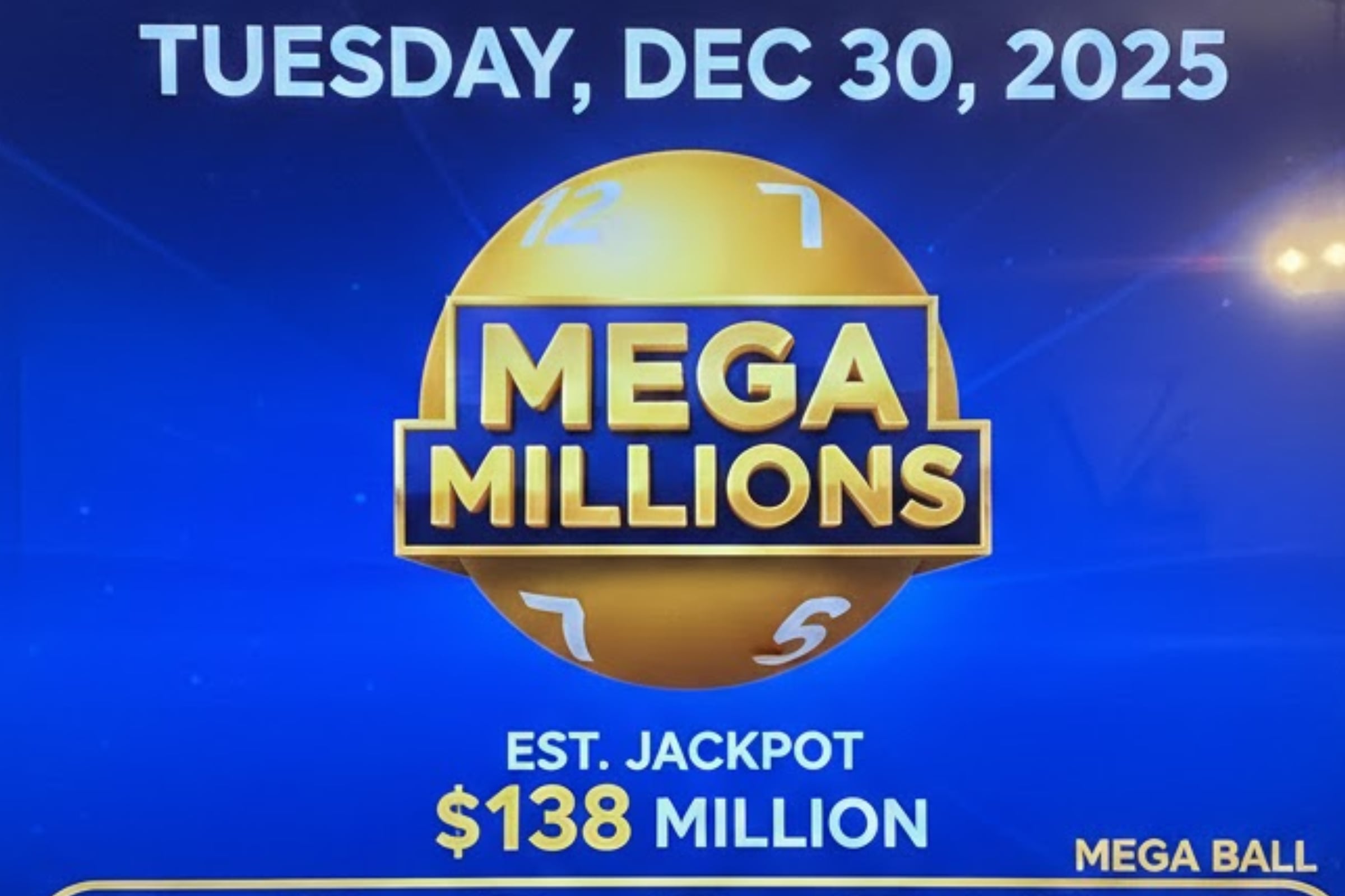 Conoce si alguien ganó el Mega Millions de este martes 30 de diciembre de 2025, con un jackpot de 138 millones de dólares. (Foto: Imagen creada por El Comercio MAG utiizando la IA de Gemini)