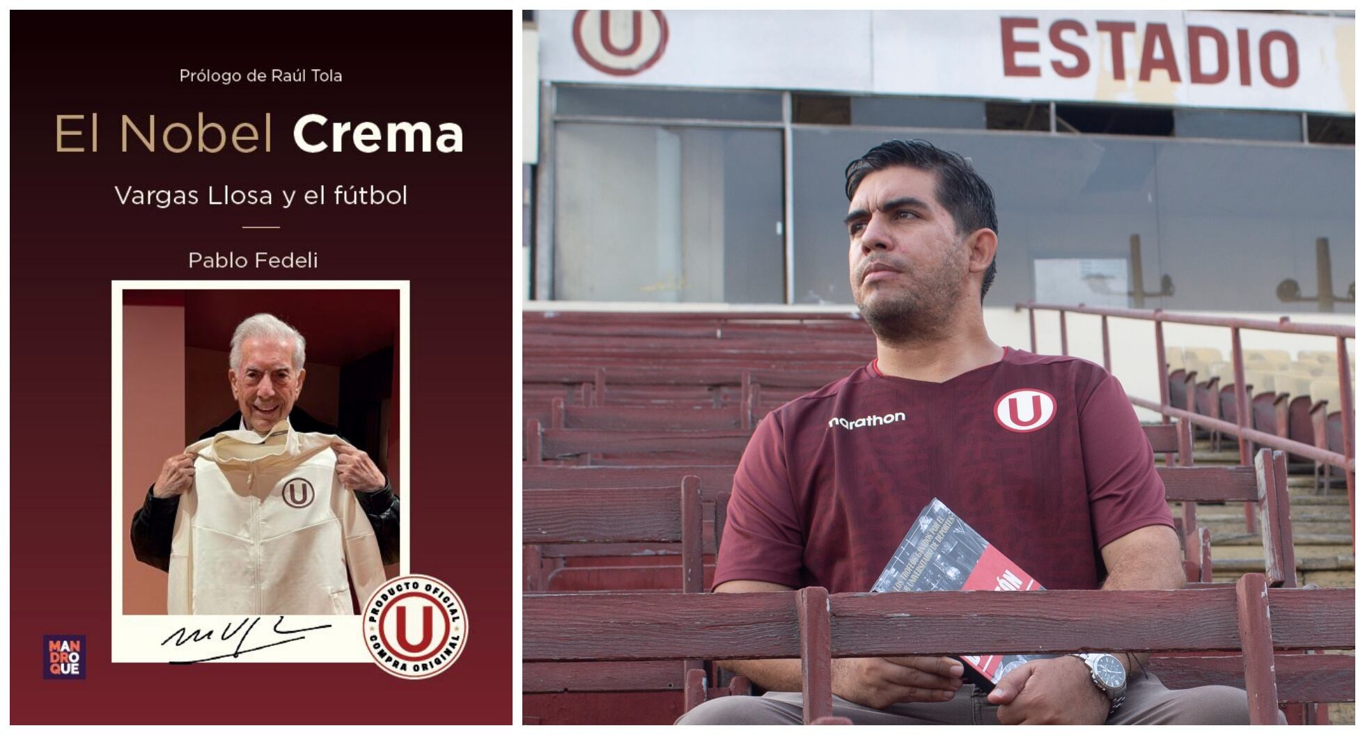 Pablo Fedeli (Trujillo, 1984), autor de "El Nobel crema", también ha publicado los libros "Las copas del campeón" y "Bicampeones". (Foto: archivo personal)