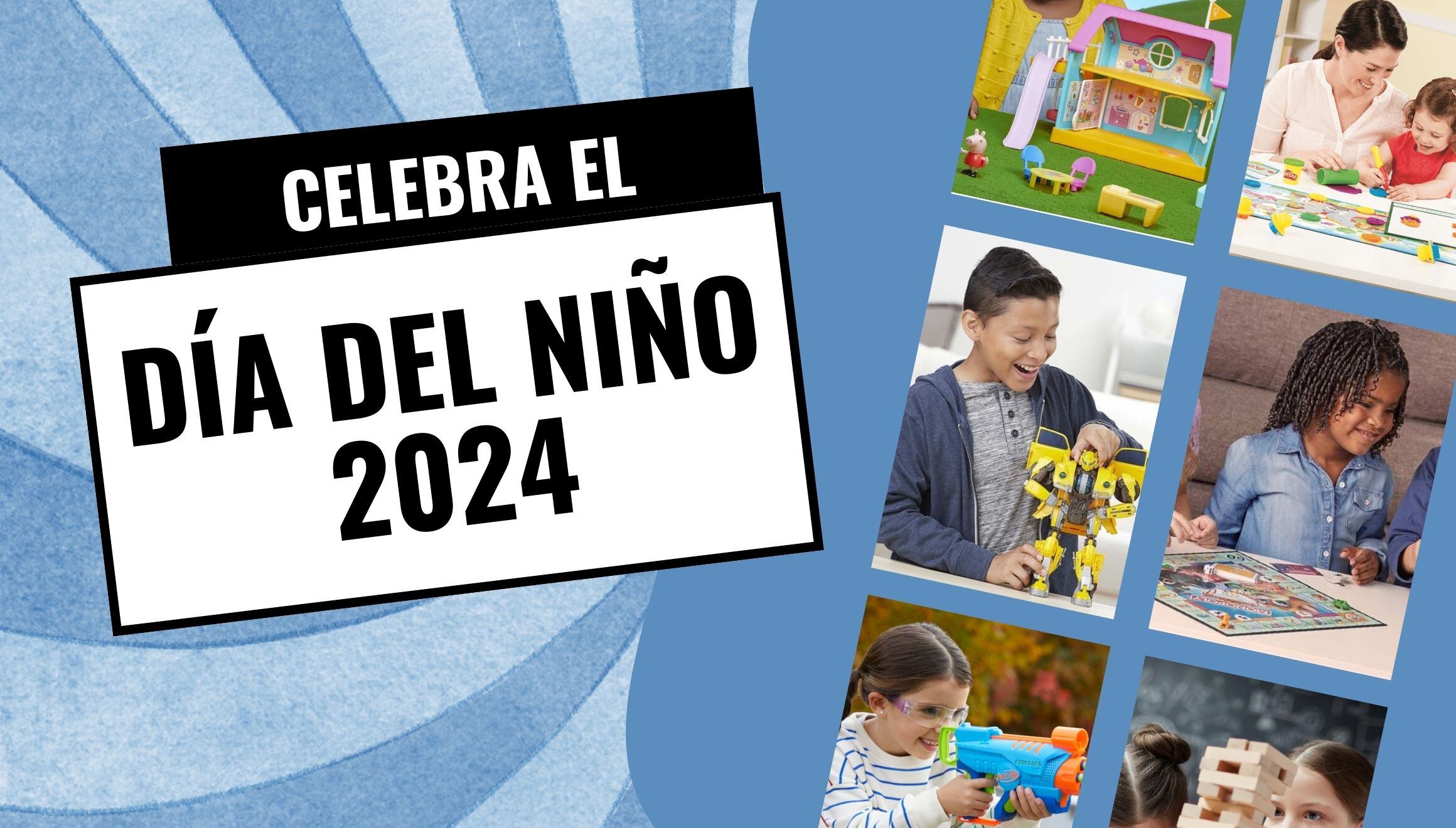 ¡La diversión y el aprendizaje van de la mano! Haz que este Día del Niño con Hasbro y averigua cómo los juegos de mesa y juguetes didácticos potencian el desarrollo de tus hijos. | Crédito: Composición Mag