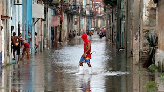 El oeste de Cuba es afectado por vientos de más de 100 km/h e intensas lluvias
