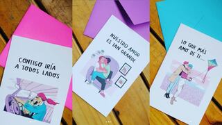 San Valentín diverso: una serie de tarjetas LGTB+ para celebrar el amor de todas las parejas