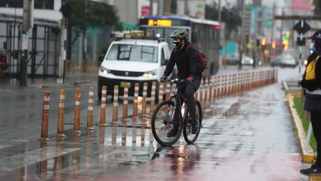 Intensa llovizna y cielo nublado se registra en distritos al este y centro de Lima