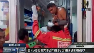 Barranca: 20 heridos tras despiste de bus interprovincial