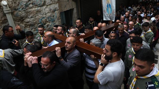 Semana Santa: La guerra en Gaza lastra las celebraciones del Viernes Santo en Jerusalén