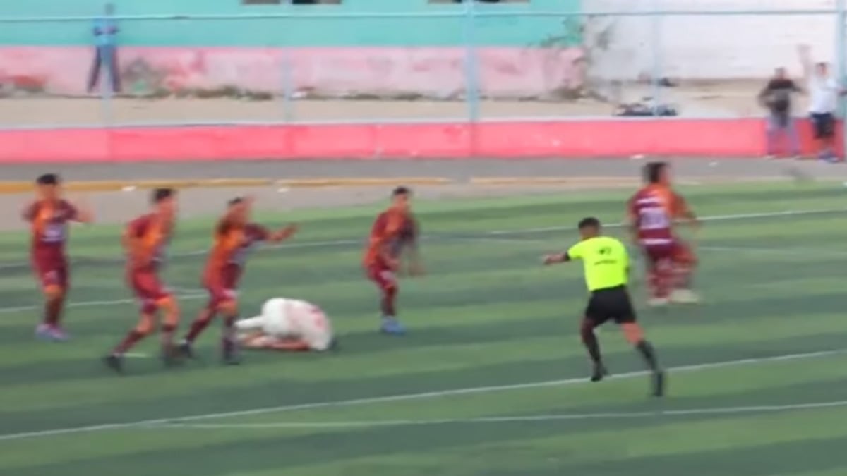Árbitro de Copa Perú fue agredido en Trujillo. | Foto: Copa Perú - Resumen (YouTube)