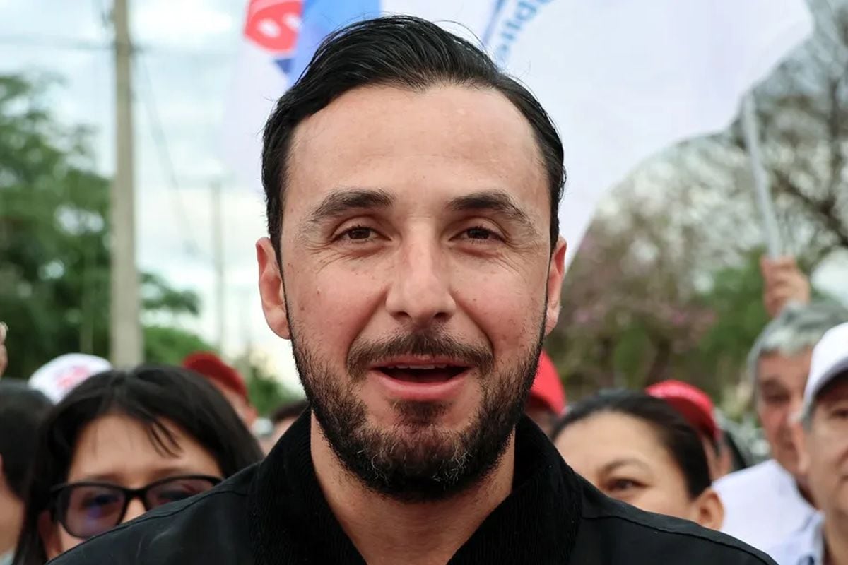 Candidato a la Vicepresidencia de Bolivia, Juan Pablo Velasco, durante la campaña electoral, en Santa Cruz. Foto: EFE/ Juan Carlos Torrejón