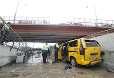 Cercado de Lima: Miniván cayó desde el puente Ricardo Palma y dejó nueve heridos