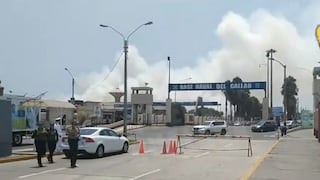 Marina de Guerra: controlan incendio dentro de la Base Naval del Callao | VIDEO