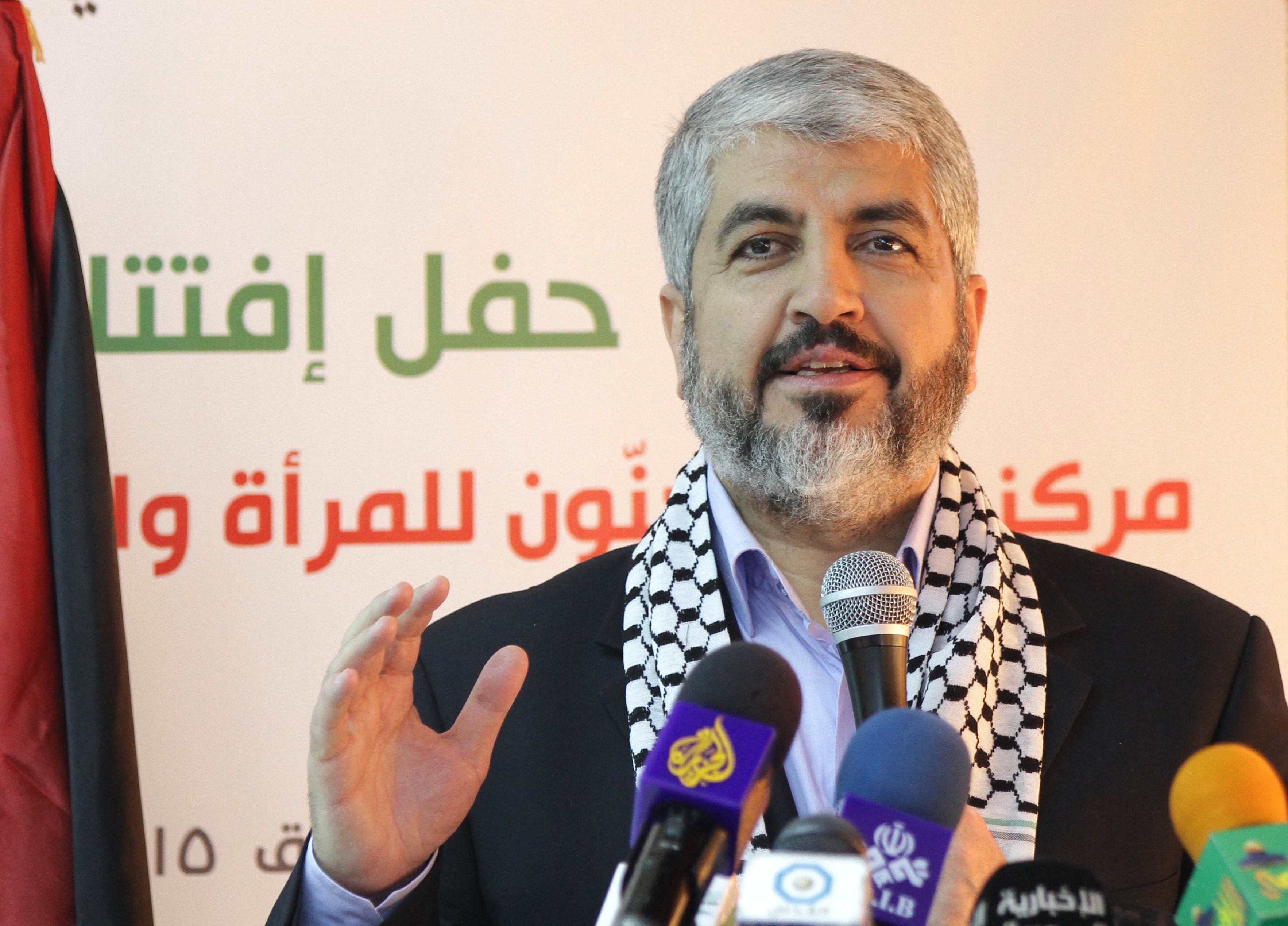 Khaled Mashaal en una imagen del 2011 en Siria. (LOUAI BESHARA / AFP).