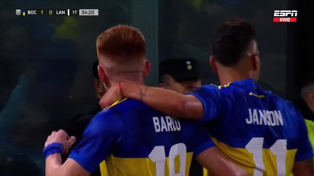 Gol de Lucas Janson: Boca Juniors vence 1-0 a Lanús por la Copa de la Liga | VIDEO
