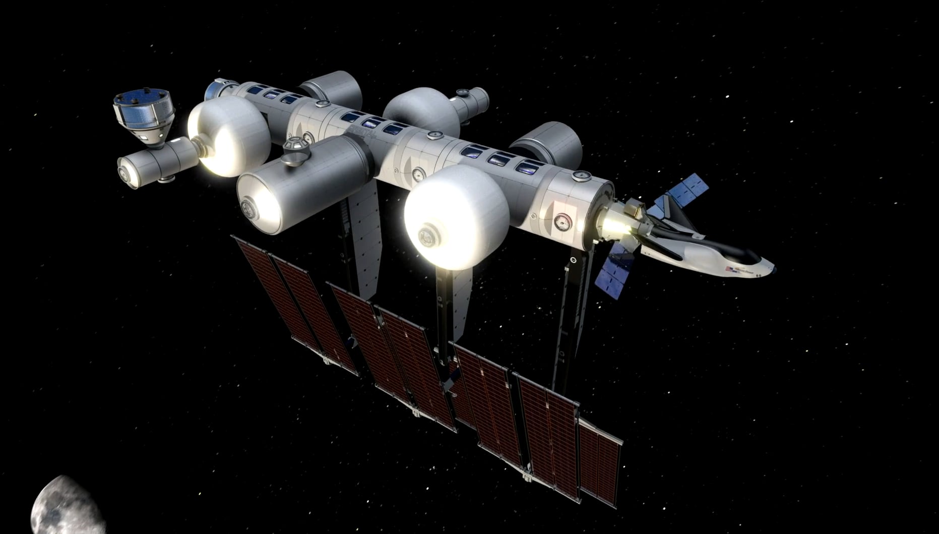 Este será el reemplazo de la actual Estación Espacial Internacional. (Imagen: YouTube)