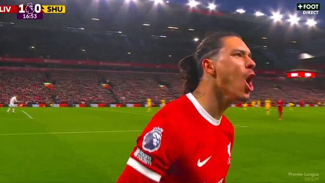 Apareció el uruguayo: Darwin Núñez puso el 1-0 de Liverpool vs. Sheffield por Premier League | VIDEO