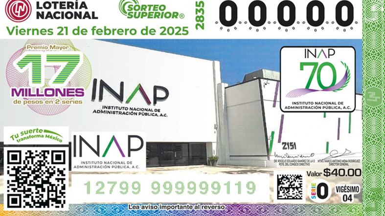 Sorteo Superior 2835: números ganadores y premios del viernes 21 de febrero