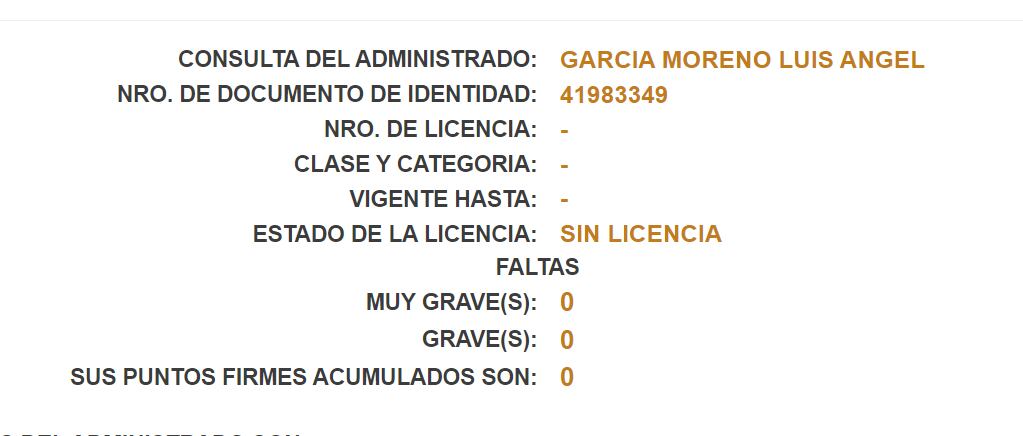 Uno de los choferes de la minivan maneja sin licencia desde hace al menos tres años