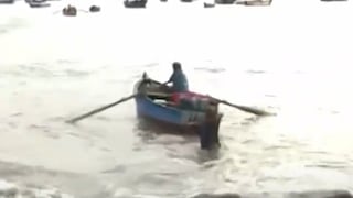 Chorrillos: continúa la pesca pese a restricción por oleajes anómalos