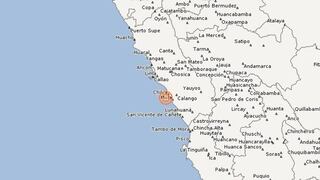 Sismo de magnitud 3.7 se registró esta mañana en Chilca, al sur de Lima