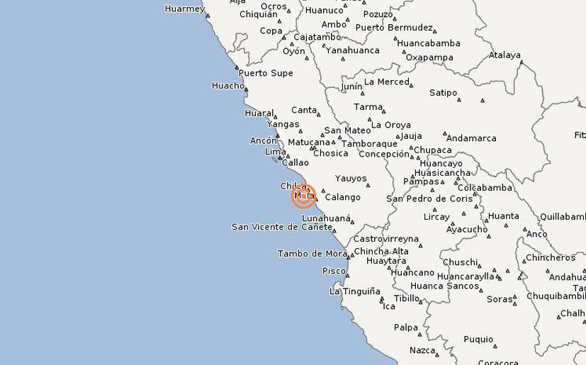 Sismo en Chilca. (Foto: IGP)