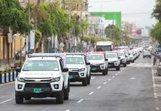 GORE Callao entrega 46 camionetas a PNP para reforzar seguridad en el puerto