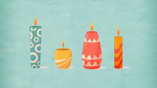 Seleccionando una de las velas sabrás si posees una mentalidad ganadora