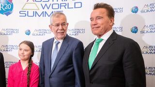 Arnold Schwarzenegger y Greta Thunberg se alían por el clima