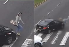 San Isidro: joven es atropellada por un auto cuando cruzaba por paso peatonal