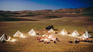 Glamping: conoce la experiencia de acampar al aire libre en el desierto de Ica