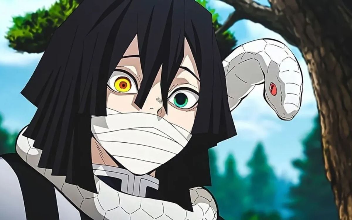 Obanai Iguro es un cazador de demonios, miembro de los Pilares siendo conocido como el Pilar de la Serpiente en “Demon Slayer: Kimetsu no Yaiba” (Foto: Ufotable)