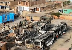 Puente Piedra: cinco buses de la empresa Pegaso SAC destruidos por incendio | VIDEO