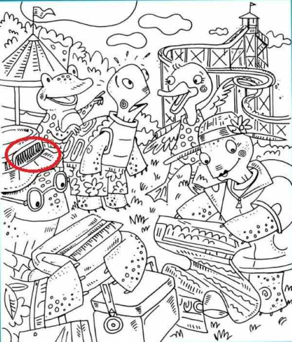 Comparte este desafío con tus amigos y familiares y compitan para ver quién es el más rápido en encontrar el peine perdido.