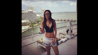Silvia Cornejo compartió fotografías de su viaje a Miami