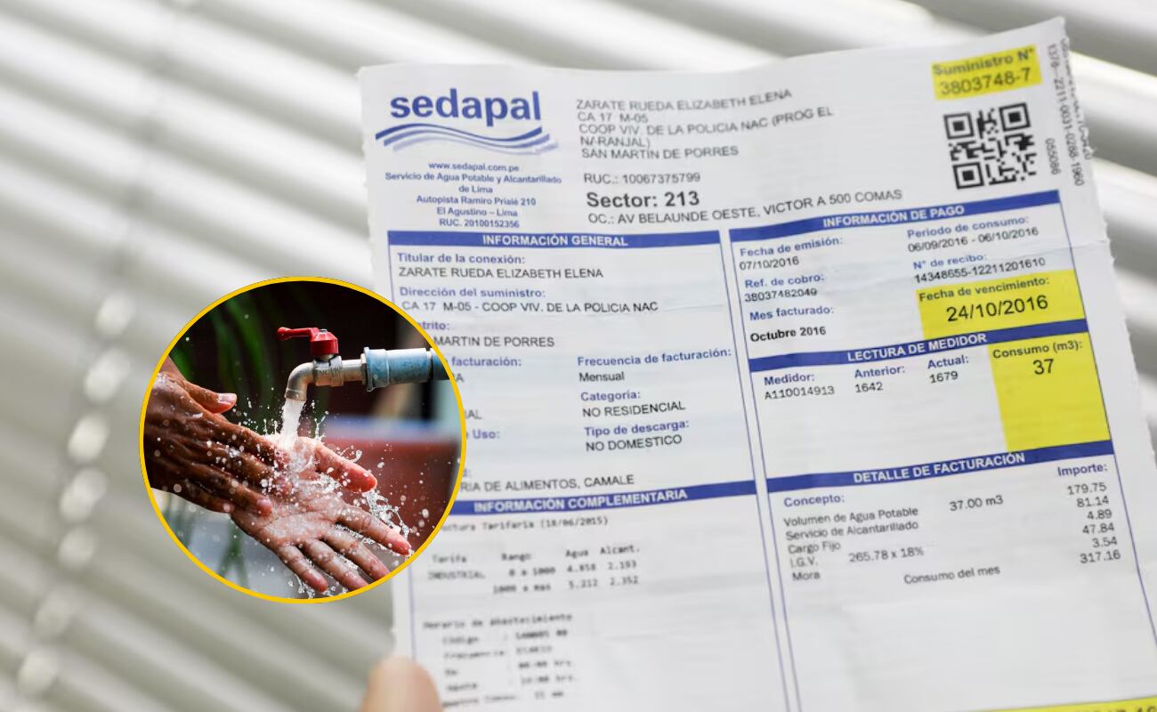 Qué se sabe del aumento de precio en los recibos de agua | Foto: Composición EC