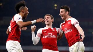 Arsenal goleó 5-1 a Bournemouth con golazos de Aubameyang y Lacazette [VIDEO]