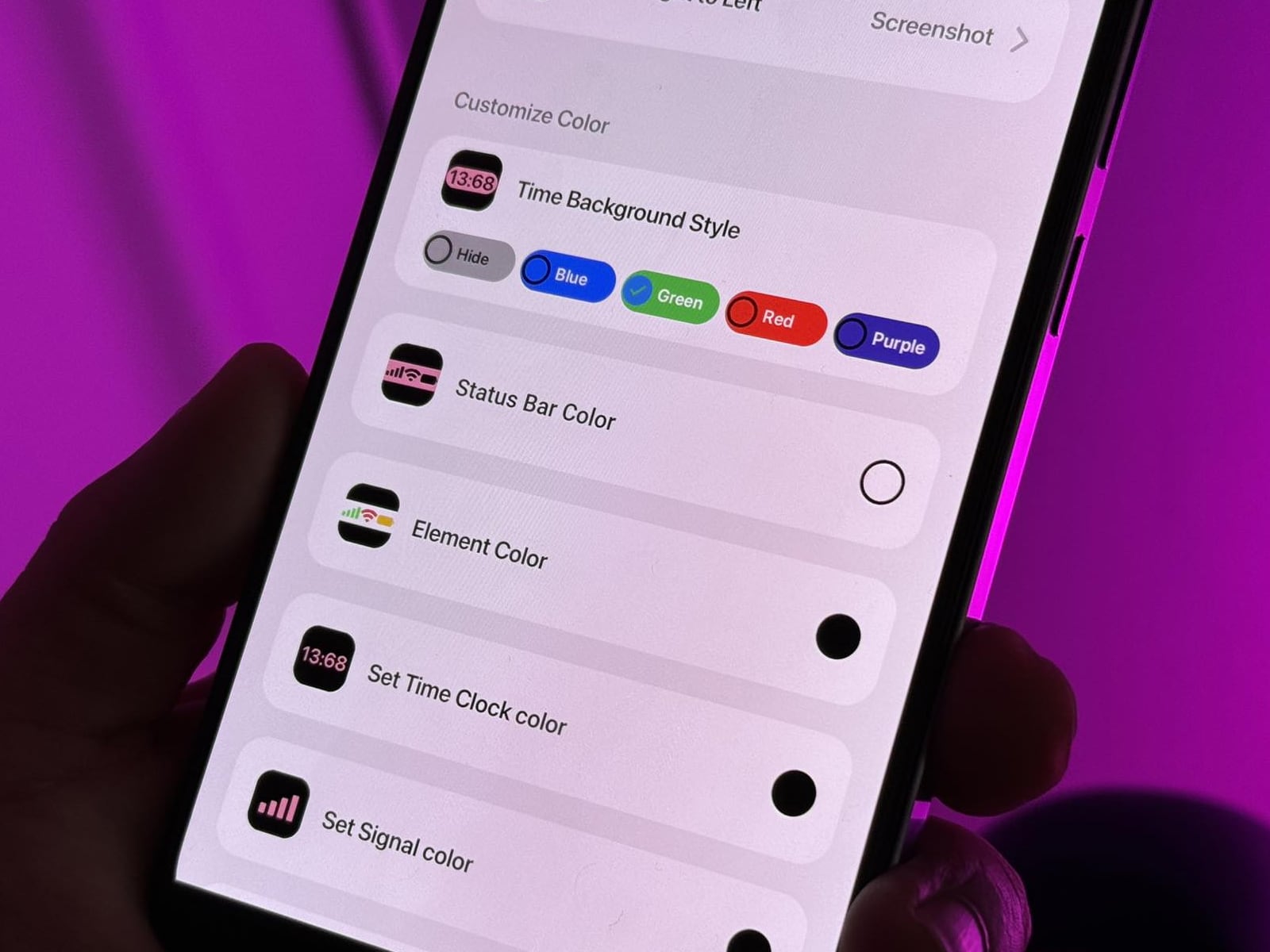 ANDROID | Así es como puedes modificar el color del reloj. (Foto: Depor - Rommel Yupanqui)