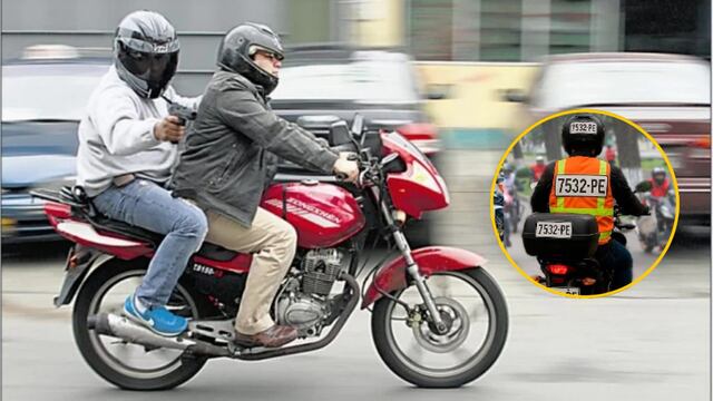 La fuerte sanción económica que deberán pagar los motociclistas de Lima y Callao por no usar chaleco con placa desde el 22 de mayo
