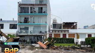 Susana Villarán: Municipio de Lurín demuele muro perimétrico de casa de playa construido ilegalmente