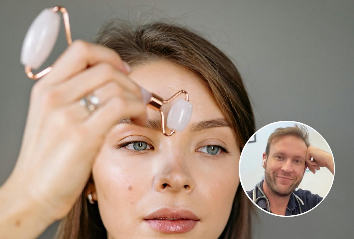 El Dr. Zac Turner explora si los rodillos faciales son efectivos o no. (TikTok | Pexels)