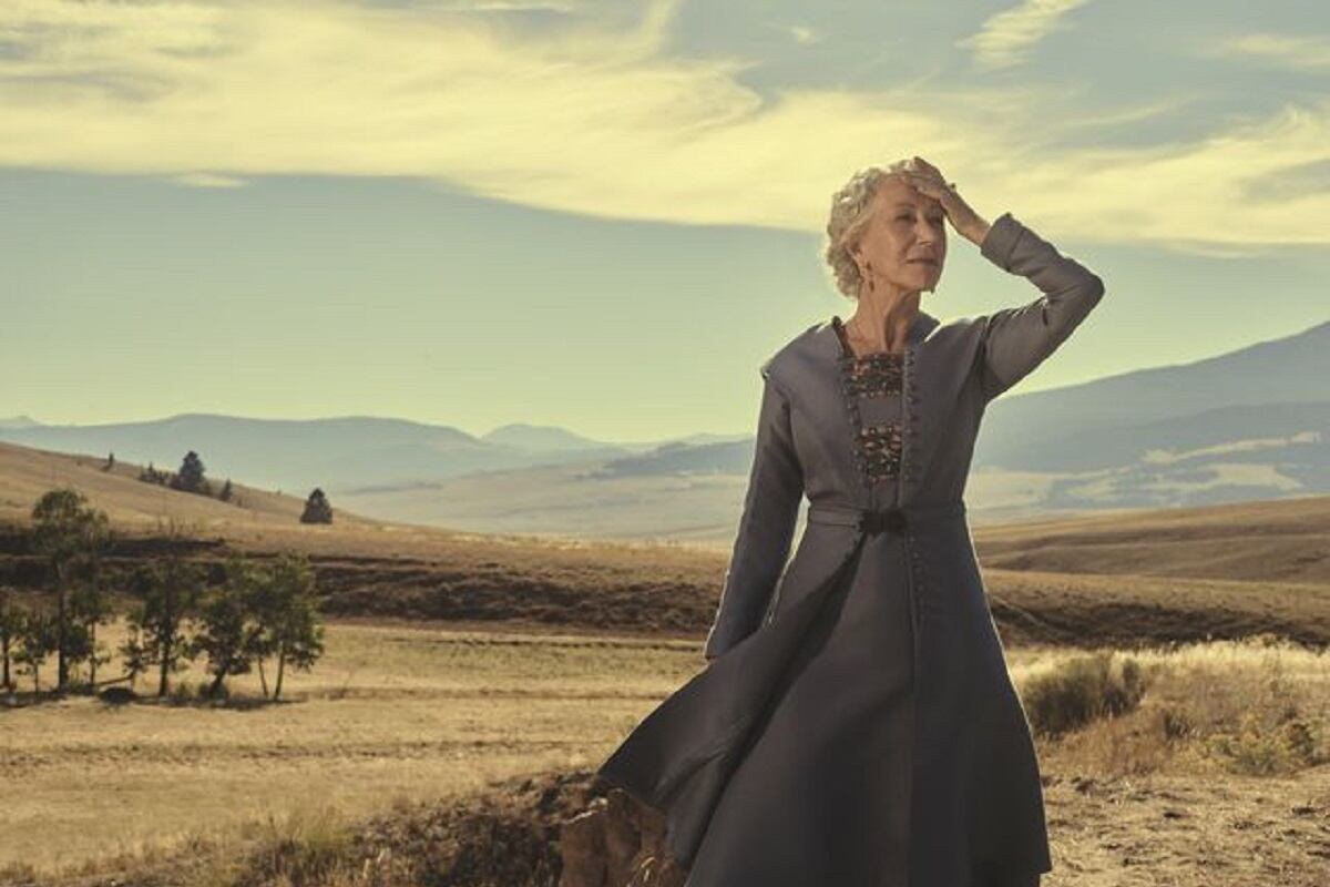 Helen Mirren como Cara Dutton en "1923", la nueva precuela de "Yellowstone" (Foto: Paramount Plus)