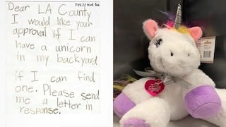 La historia de la niña que consiguió un permiso del gobierno para tener un unicornio como mascota