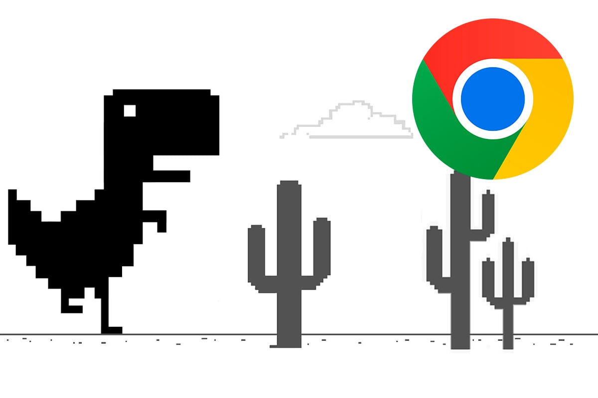 ¿Quieres saber cómo termina realmente el juego del dinosaurio T-Rex en Google Chrome? Esto no lo sabías. (Foto: Google)