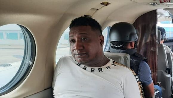 William Joffre A. B., alias 'Negro Willy', acusado de terrorismo por la Fiscalía de Ecuador por la ocupación de TC Televisión en Guayaquil, Ecuador. (Foto del Ministerio Público de Ecuador)