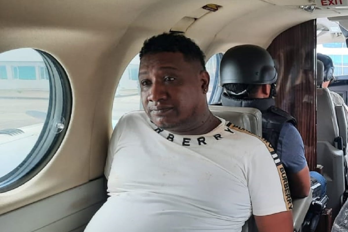 William Joffre A. B., alias 'Negro Willy', acusado de terrorismo por la Fiscalía de Ecuador por la ocupación de TC Televisión en Guayaquil, Ecuador. (Foto del Ministerio Público de Ecuador)