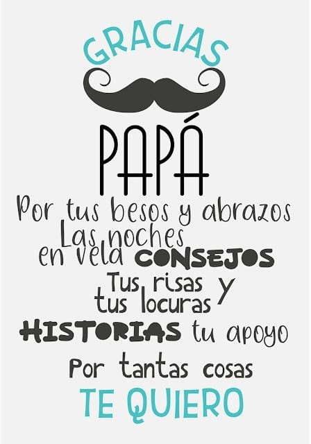 ¡Feliz Día del Padre! Las mejores frases e imágenes para dedicarle a papá este 19 de junio (Foto: Pinterest).