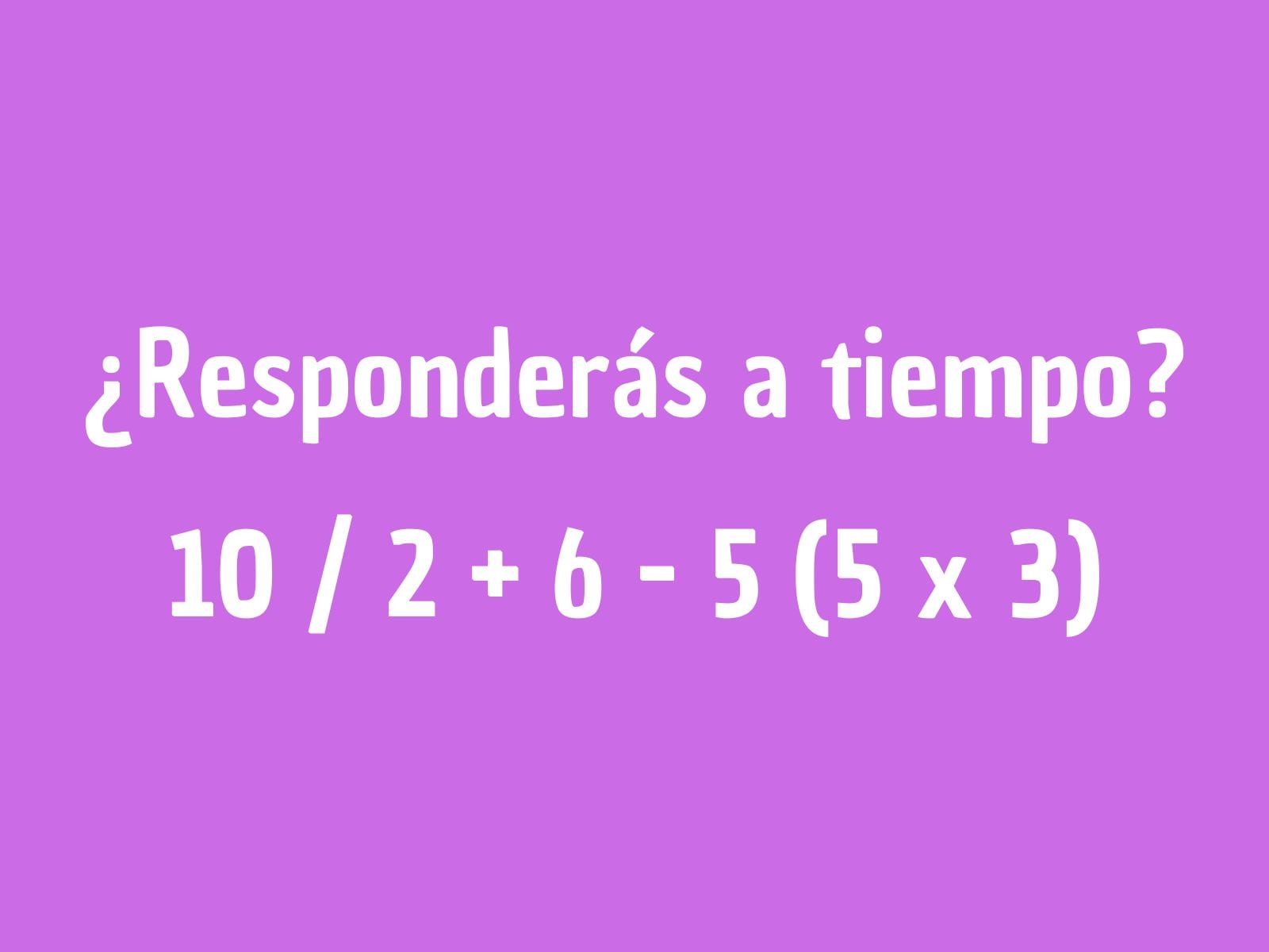 Reto matemático: Tu razonamiento estará a prueba. Tienes que ser rápido di pretendes conseguir la victoria. (Creación: Mag)