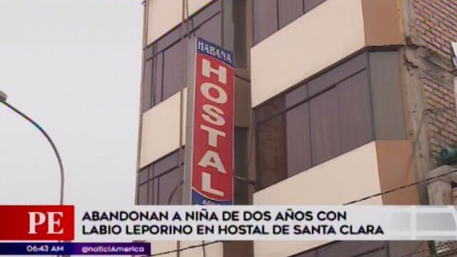 Adolescente abandonó a su bebe en un hotel de Santa Clara