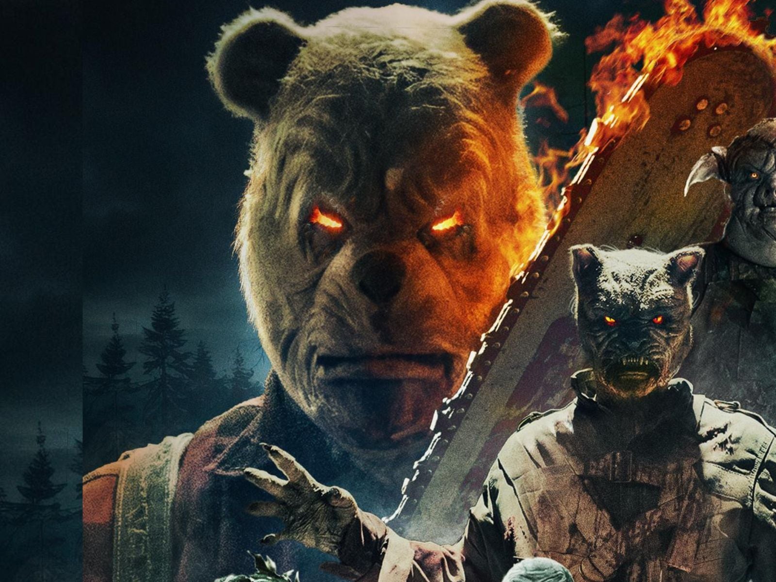 Pooh y otros personajes del Bosque de los Cien Acres muestran su lado más aterrador en la película "Winnie The Pooh: Miel y sangre 2" (Foto: Jagged Edge Productions)