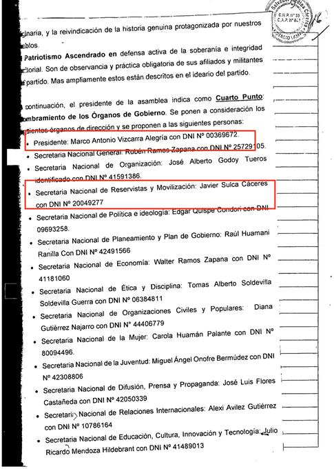 Acta constitución partido A.N.T.A.U.R.O.