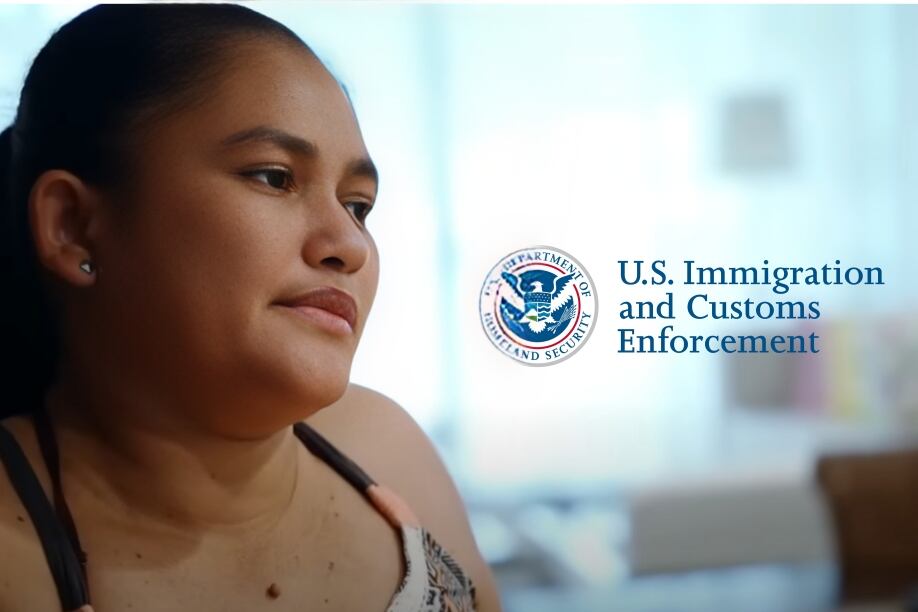 Titza Escobar, una ciudadana de origen nicaragüense, buscó ser deportada y el ICE le negó la salida de Estados Unidos. (Foto: Captura Univisión - Composición MAG)