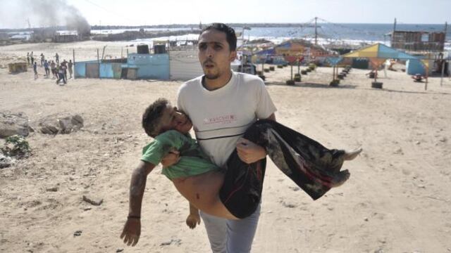 Bombardeo israelí mata a cuatro niños en una playa de Gaza
